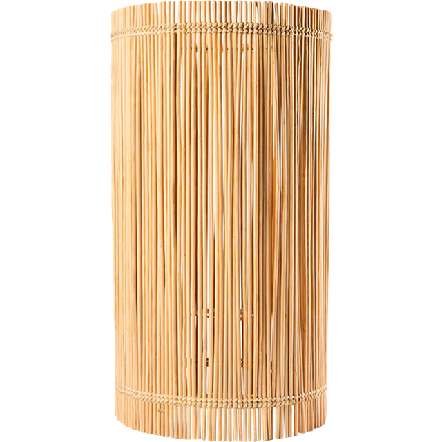 HKliving - Lampskärm Bamboo 22 cm - Gul