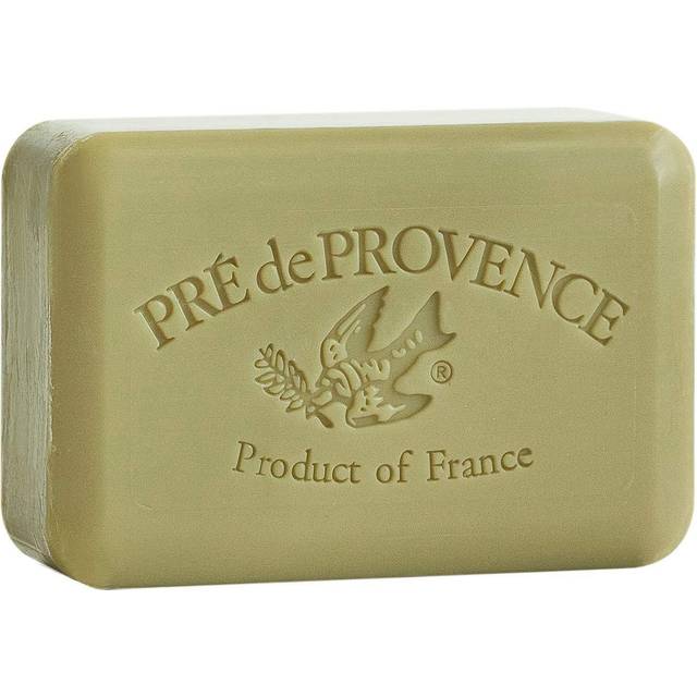 Pre de Provence Artisanal Soap Bar  Enriched with Organic Shea Butter  Natural French Skincare  Quad Milled for Rich Smooth Lather  Green Tea  8.8 Oun