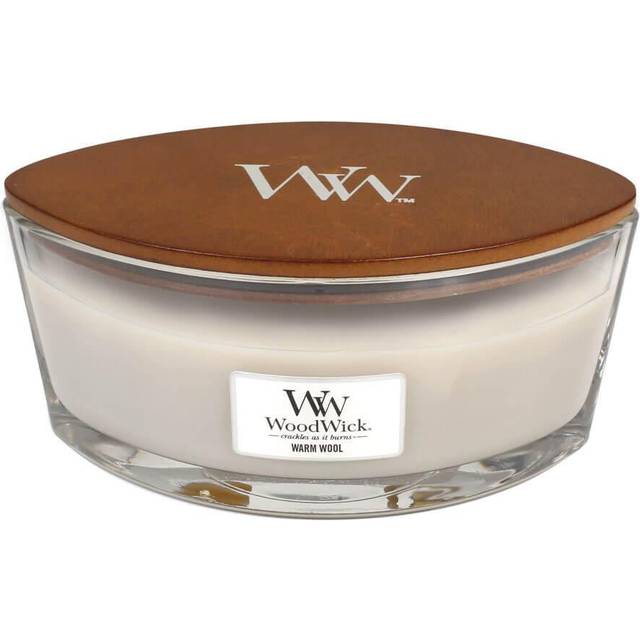 Woodwick Warm Wool Ellipse Candle 453g