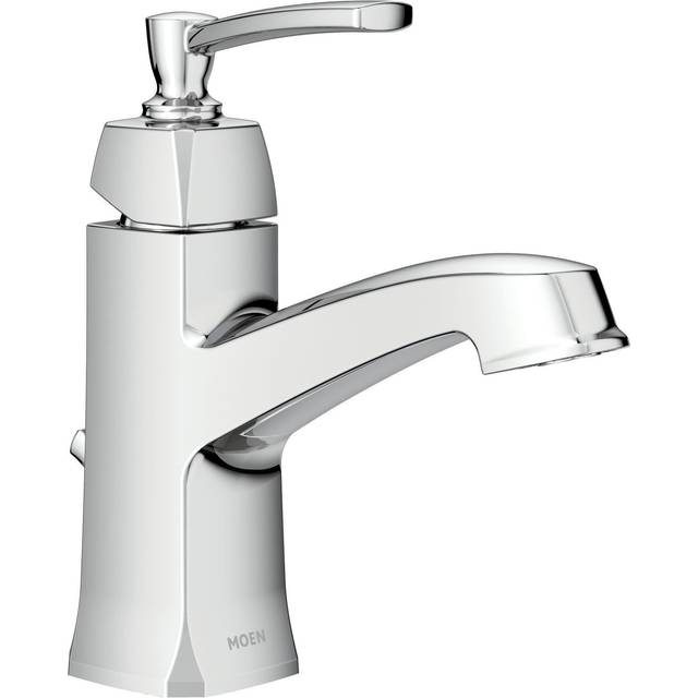 Moen Conway Chrome One-Handle Single Hole or Centerset Bathroom Faucet