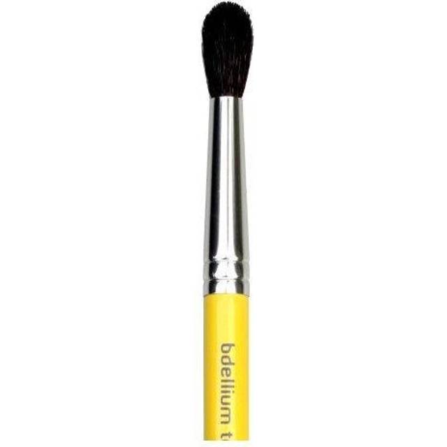 Bdellium Tools Professional Makeup Brush - Studio Series 785 Tapered Blending - With Mix of Soft Synthetic & Natural Fibers  For Applying Shadow (Yell
