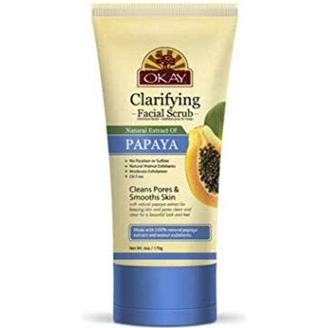 OKAY Pure Naturals Facial Scrub - Papaya 6 oz