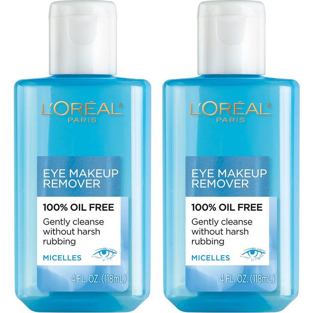 L'Oreal Paris Clean Artiste Oil Free Eye Makeup Remover  2 Count
