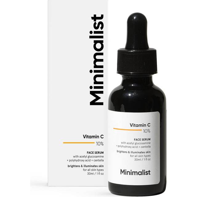 Minimalist 10% Vitamin C Face Serum for Glowing Skin
