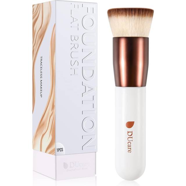 Foundation Brush Kabuki Make Up Brush Flat Top Makeup Brushes Perfect For Blending Liquid, Cream or Flawless Powder Cosmetics - Buffing, Stippling,