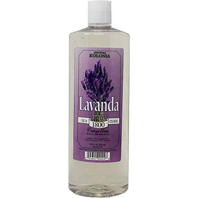 Crusellas Legitima Agua de Kolonia 1800 Lavender (Lavanda) Splash Cologne 33 Fl. Oz.