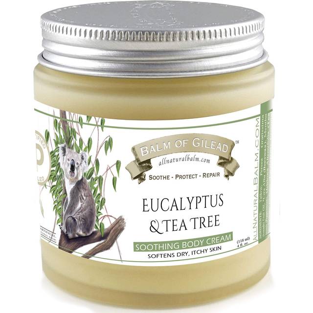 BALM OF GILEAD Tea Tree with Eucalyptus Foot Cream - Intensive Moisture and Healing  Foot Care and Body  Skin Soothing Cream - Eczema  Ringworm  Dry