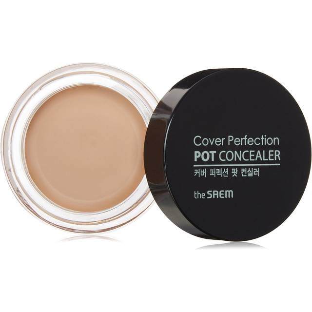 The Saem, Cover Perfection, Pot Concealer, 01 Clear Beige, 0.14 oz