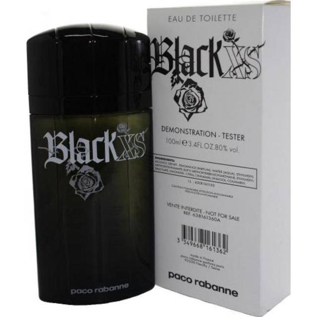 Black Xs Cologne by Paco Rabanne 100 ml EDT Spray (Tester) for Men (100 ml)