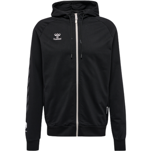 hummel Unisex Hmlmove Grid Cotton huvtröja med dragkedja
