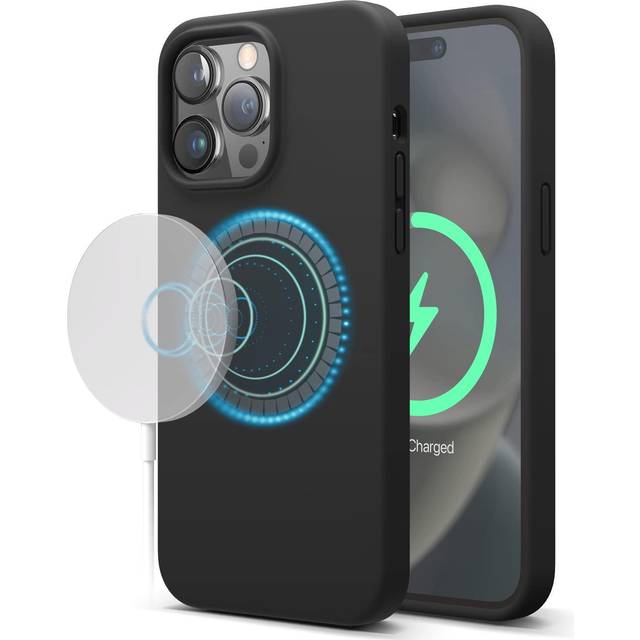 Elago Magsafe Silicone Case för iPhone 14 Pro Max - Svart