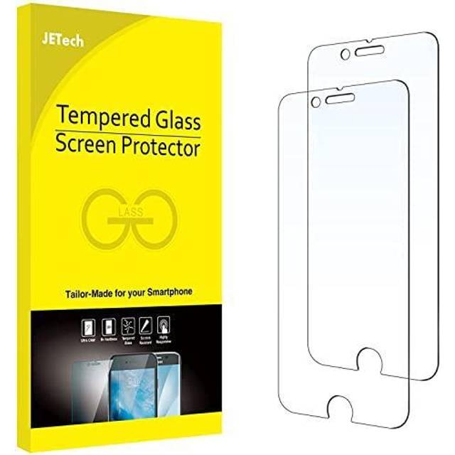 JETech Screen Protector for iPhone 8 and iPhone 7, 4.7-Inch, Case Friendly, Tempered Glass Film, 2-Pack