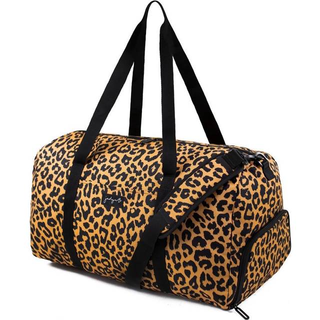 Jadyn 22 Women's Large Duffel/Weekender Bag with Shoe Pocket  Travel Bag Leopard