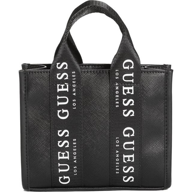 GUESS Factory Logo-Tape Mini Tote Crossbody