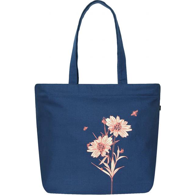 Eco Right Large Canvas Tote Bag with Zip, Tote Bags for Women for Travel, Beach, Work & Shopping