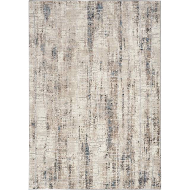 Calvin Klein Ck022 Infinity Area Rug Ivory/Grey/Blue 221 x 160 cm, Multi