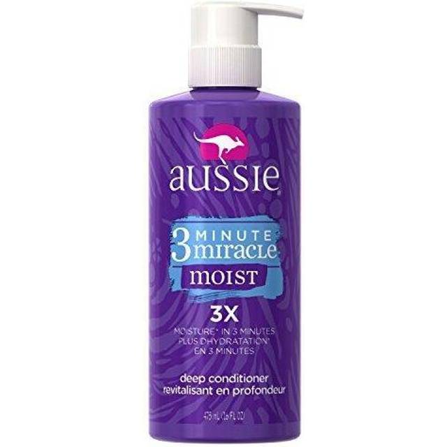Aussie 3 Minute Miracle Moist Detangling Deep Conditioner Treatment with Avocado Oil  16 fl oz  Paraben and Sulfate Free