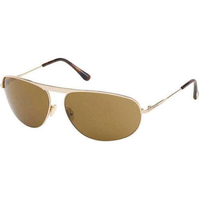 Tom Ford FT0774 GABE 28E Men's Sunglasses Gold Size 63 (63)