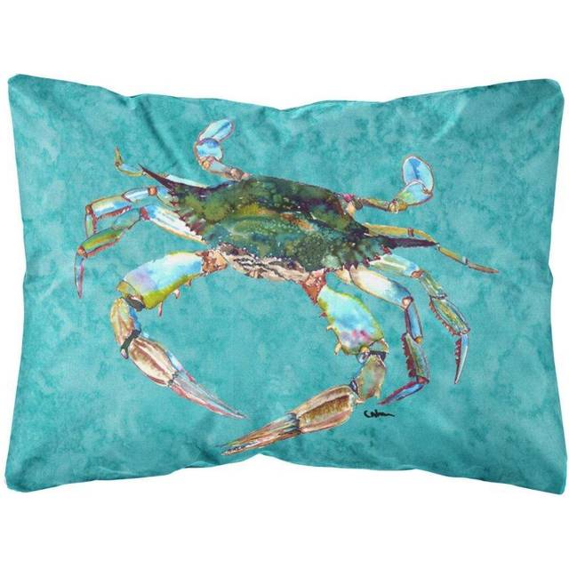 Caroline's Treasures 8657PW1216 Crab Canvas Fabric Decorative Pillow  Large  Multicolor