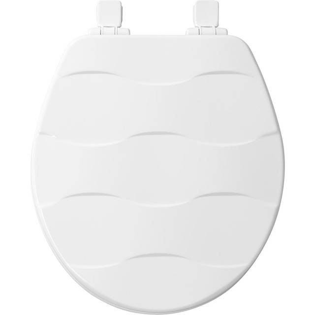 MAYFAIR 33SLOW 000 Sculptured Basket Weave Toilet Seat will Slow Close