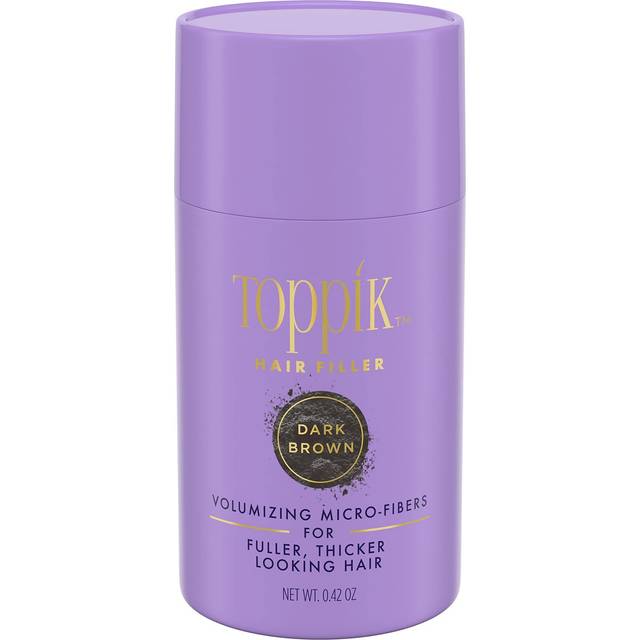 Keratin Hair Fiber Powder 12g  Hair Thickener for Women Camoflauge Roots Fills Hairline Gaps For Fuller Hair  Dark Brown