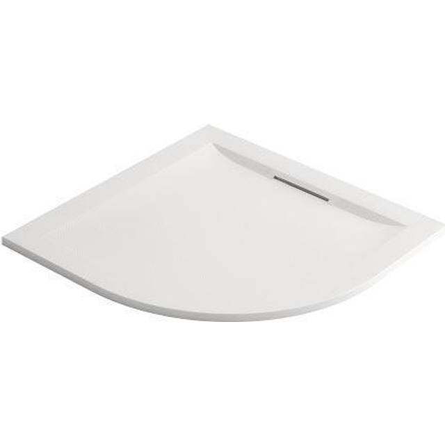 Mira Flight Level Quadrant Anti-slip Shower Tray 900 x 900mm in White Acrylic