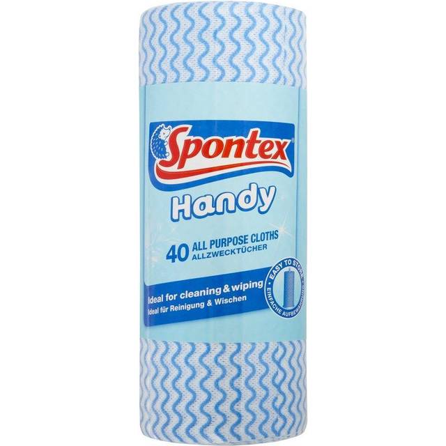 Spontex Handy Cleaning Cloth 40 Pack