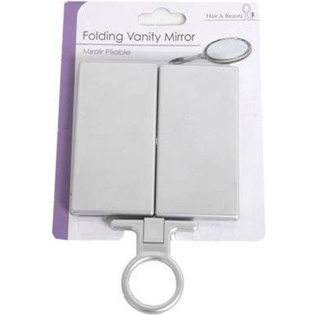 Folding Hanging Vanity Make Up Mirror - Ideal for Holiday and Overnight Travel