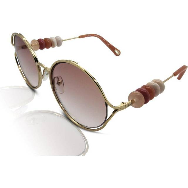 Chloé CE 167S 742 Women&#39;s Sunglasses Gold Size 57 (57)