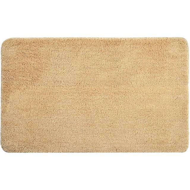Allure Microfibre Bath Mat - Beige, Brown