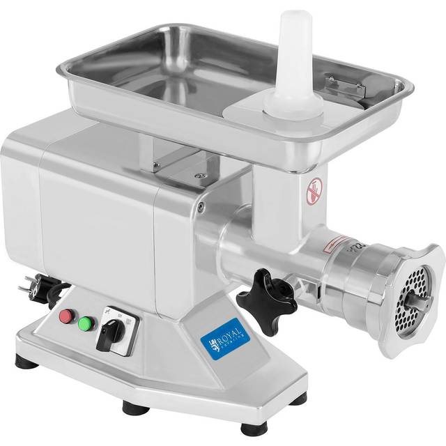 Royal Catering Stainless Steel Meat Grinder - 220 kg/hr - EXPERT RCFW-220EXPERT