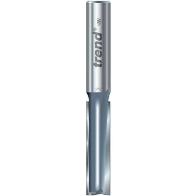 Trend Professional Two Flute Straight Router Cutter 6.5mm 25mm 1/4"
