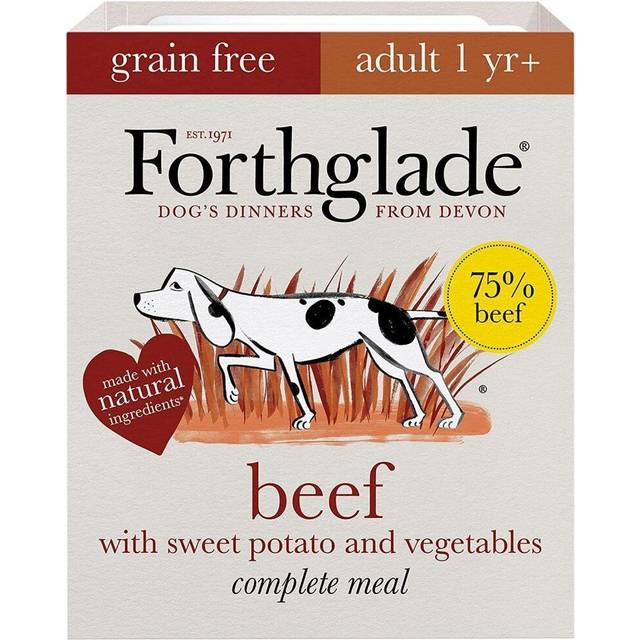 Forthglade Adlt Comp GF Beef SPot18x395g