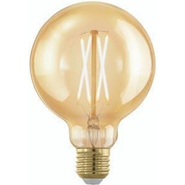 Eglo Bulbs E27 Amber Dimmable Extra Warm 95mm Globe LED 4W 1700K 300lm