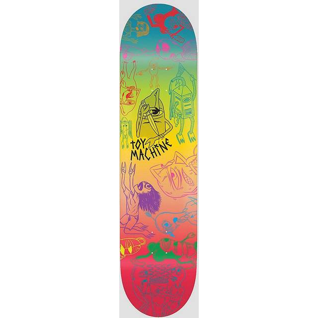 Toy Machine Characters II 8.0" Skateboard Deck multicolored