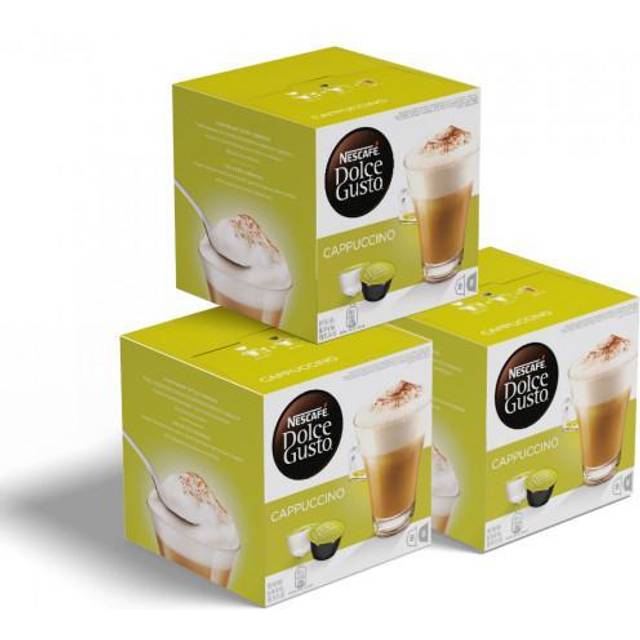 Coffee capsules NESCAFÉ® Dolce Gusto® Cappuccino, 3 x 8+8 pcs.