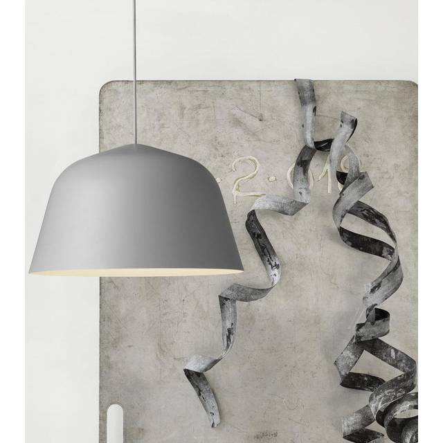 Muuto - Ambit Pendant Lamp Ø25, Grey - Pendellampor - TAF Studio - Grå