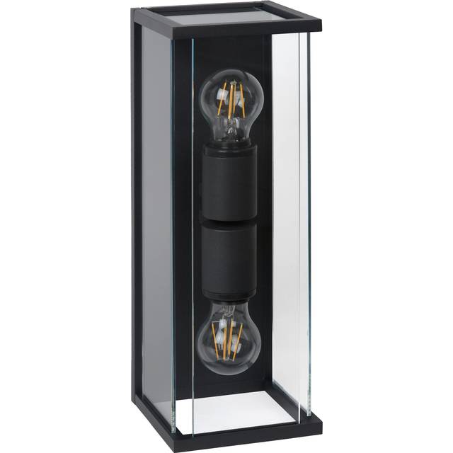 Lucide Claire Half Lantern Outdoor Twin Wall Light - Anthracite