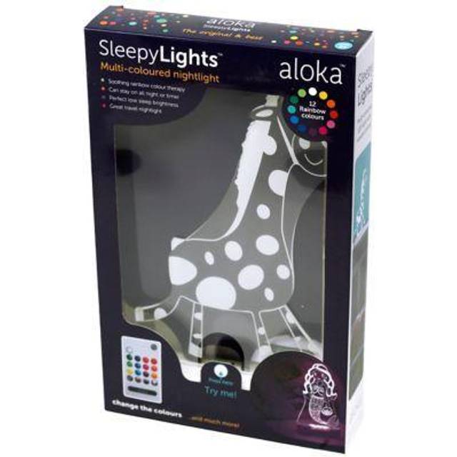 Aloka Multi Coloured Children's Night Light-Giraffe