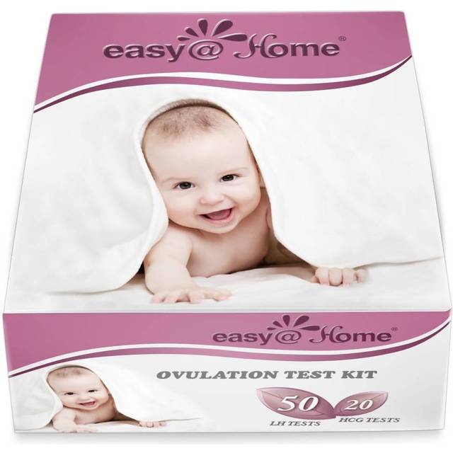 Easy@Home  Ovulation Test Kit  50 LH Tests  20 HCG Tests
