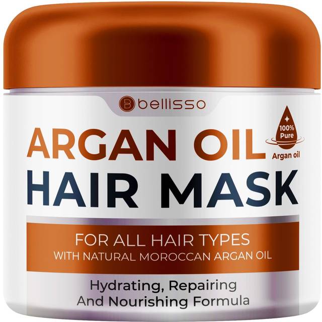 Moroccan Argan Oil Mask - Deep Conditioning Moisturizer for Dry  Extremely Damaged Hair - Hydrating Repair Treatment for Split Ends - With Collagen an