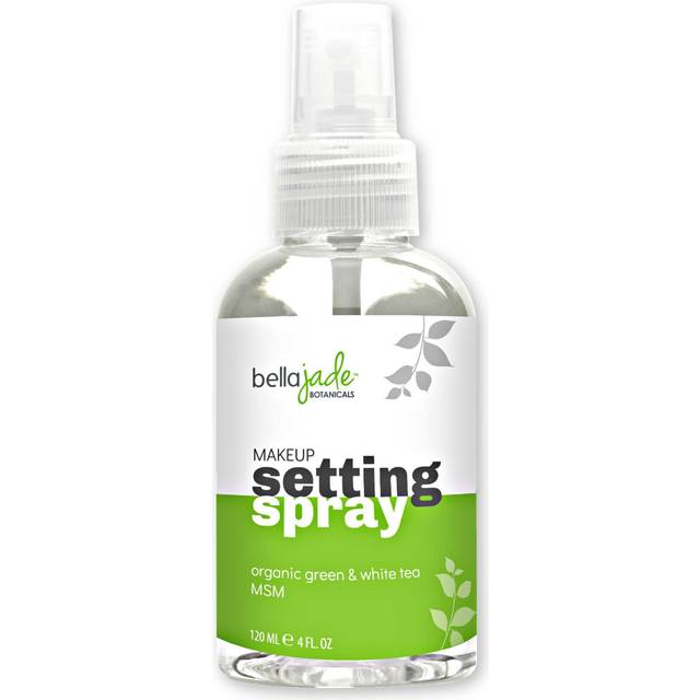 Makeup Setting Spray for Face  Long Lasting Mist Hydrating Dewey Finishing  Organic Green Tea  MSM  All Skin Types  Large 4 oz Bottle