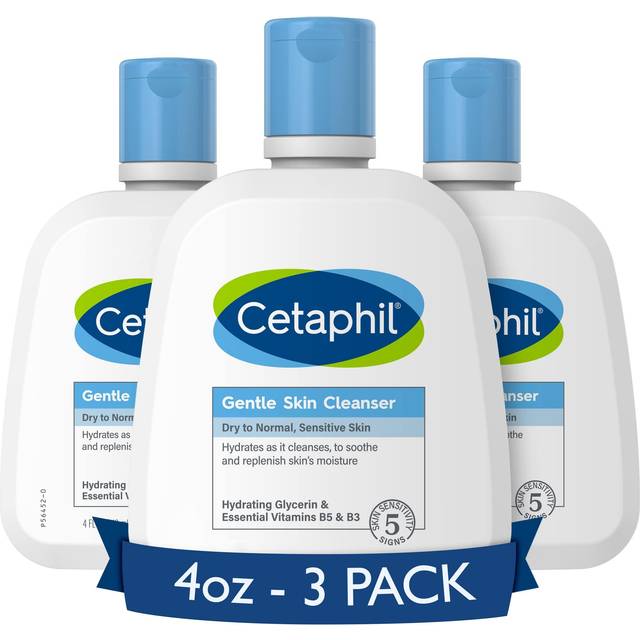 Cetaphil, Gentle Skin Cleanser, Fragrance Free, 4 fl oz (118 ml)