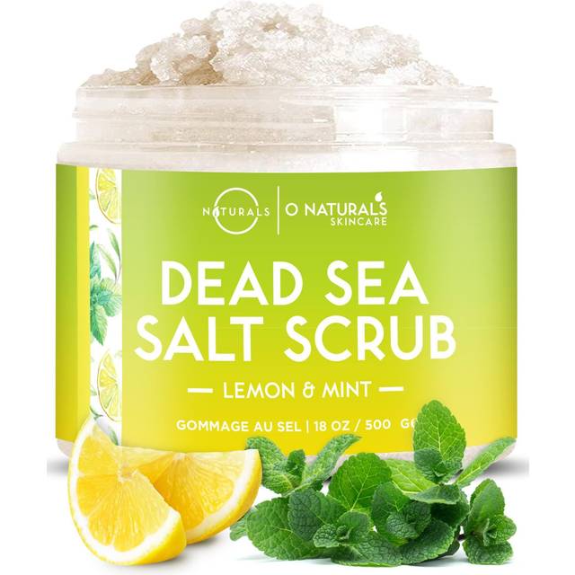 O Naturals Exfoliating Lemon Oil Dead Sea Salt Deep-cleansing Face & B