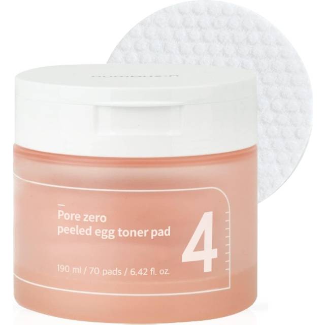 Numbuzin - No.4 Pore Zero Peeled Egg Toner Pad 70 pads