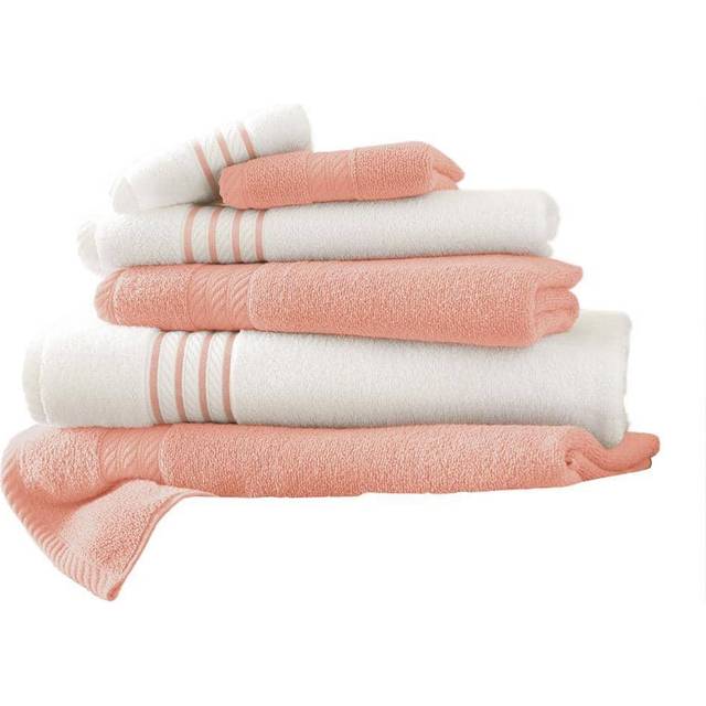 Modern Threads 6pc Quick Dry Stripe Towel Set