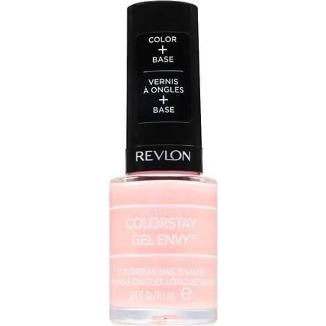 Revlon ColorStay Gel Envy Longwear Nail Polish  with Built-in Base Coat & Glossy Shine Finish  in Pink  105 Bet On Love  0.4 oz