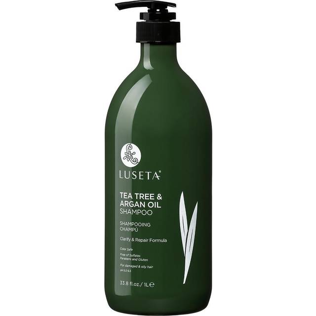 Luseta Tea Tree & Argan Oil Milk Shampoo Color Safe Clarify & Repair Formula 33.8 Fl. Oz.