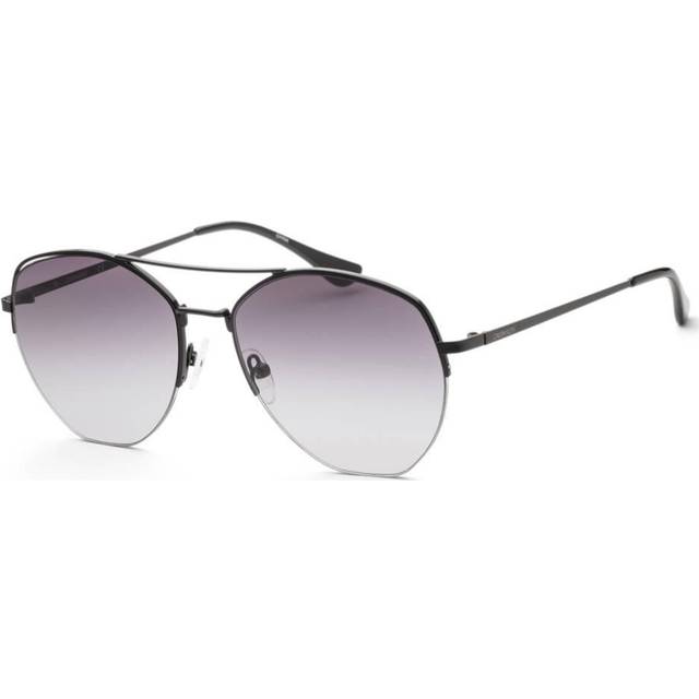 Calvin Klein Grey Pilot Ladies Sunglasses CK20121S 001 57 (Dimension: 6.0000x3.0000x1.0000 inches)