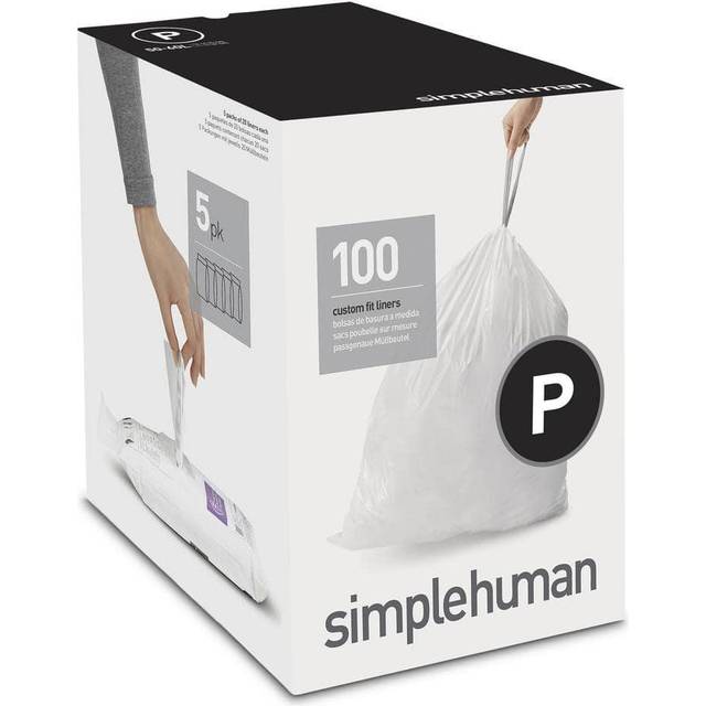 Simplehuman 60L Code P Bin Liners - Pack of 100